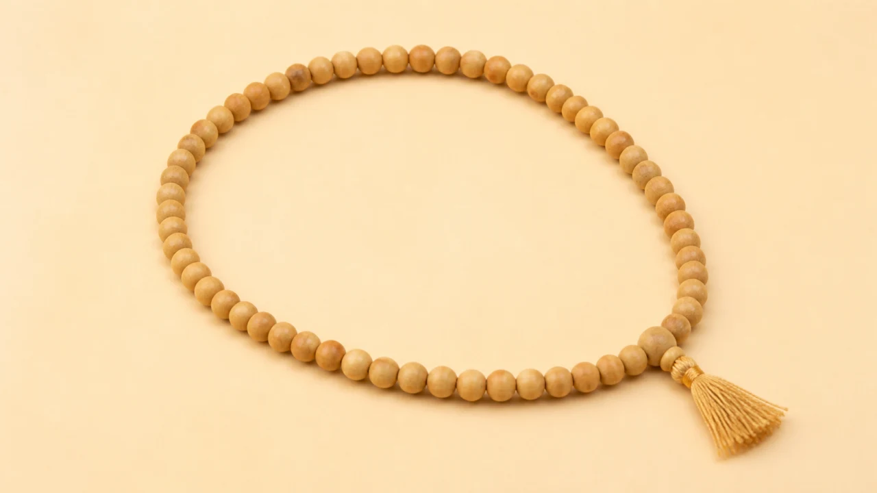 Symbolic review image of Chandan Japa Mala