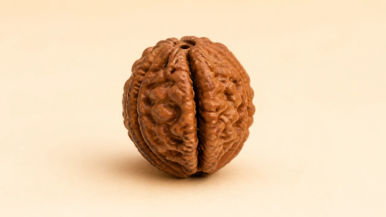 Symbolic AI-generated catalogue illustration of 2 Mukhi Rudraksha